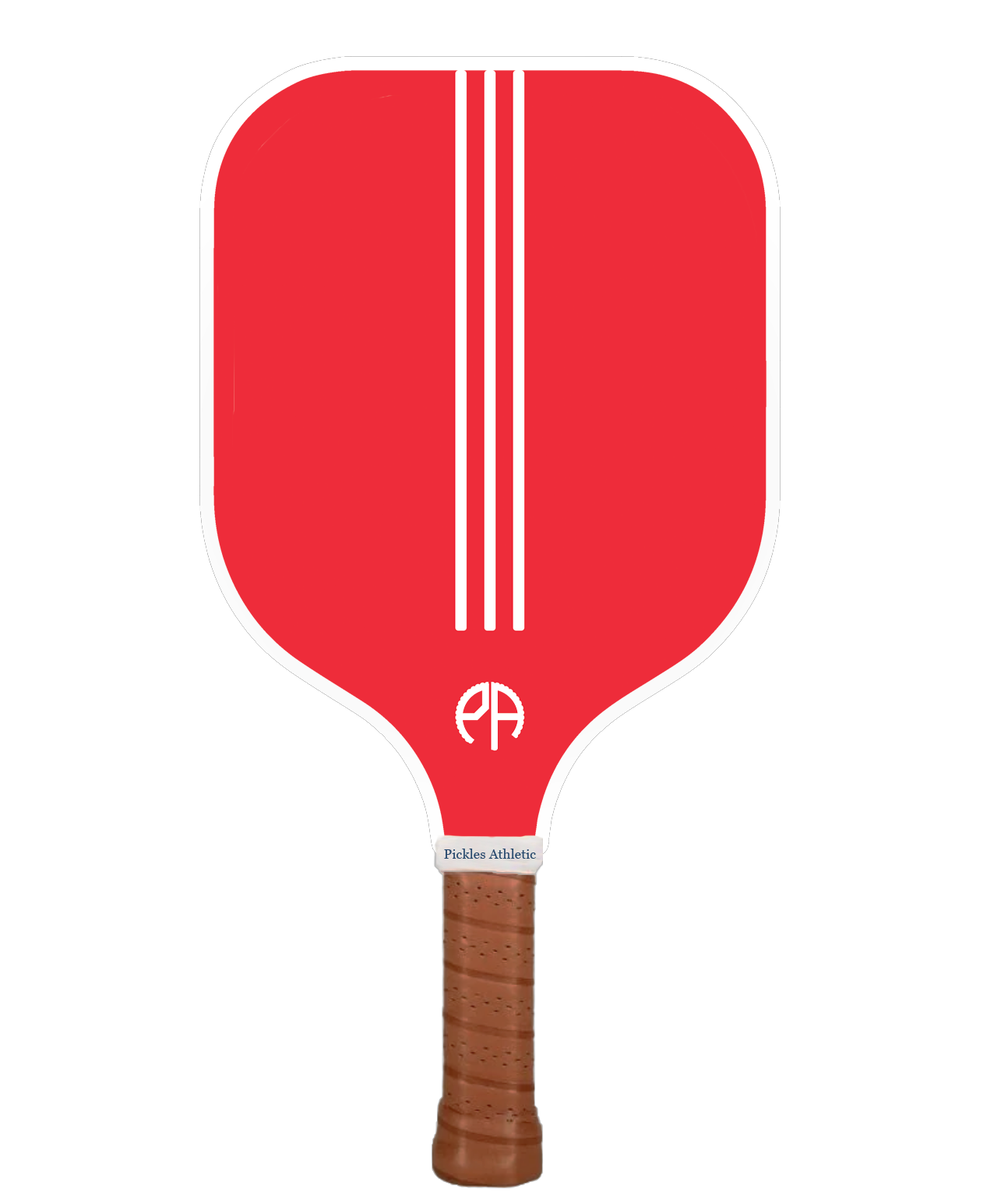 Red pickleball paddle by PA – Pickles Athletic
